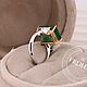 Золотое кольцо с изумрудом и бриллиантами. Кольцо-печатка. FROLOF JEWELRY. Ярмарка Мастеров.  Фото №8