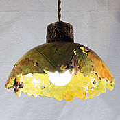 Для дома и интерьера handmade. Livemaster - original item Oak leaves and acorns - lamp for porch. Handmade.