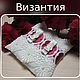 Подушечка для колец "Византия" бордовая, Подушечки для колец, Воронеж,  Фото №1