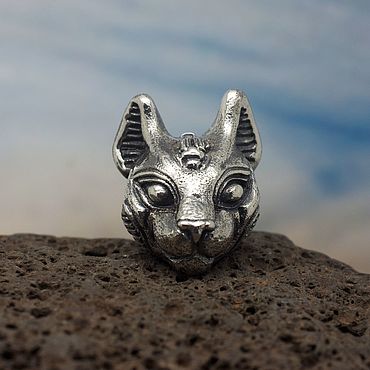 Украшения ручной работы. Ярмарка Мастеров - ручная работа Бусина Бастет. Handmade.