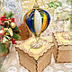 Blue and white balloon, Christmas decorations, Chelyabinsk,  Фото №1