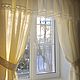 Order Linen curtains with lambrequin ' Sunny day'. Linen fantasy. Livemaster. . Curtains1 Фото №3