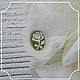 Камея с розой 9х13 мм фон фисташковый, Кабошоны, Смоленск,  Фото №1
