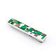Tie clip. Malachite and mother of pearl. Natural stones. Tie clip. ARIEL - MOSAIC. My Livemaster. Фото №5