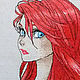 Ariel (embroidered picture). Pictures. The Crosstitch House. Online shopping on My Livemaster.  Фото №2
