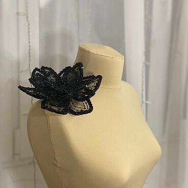 Украшения ручной работы. Ярмарка Мастеров - ручная работа Эполет Цветок. Handmade.