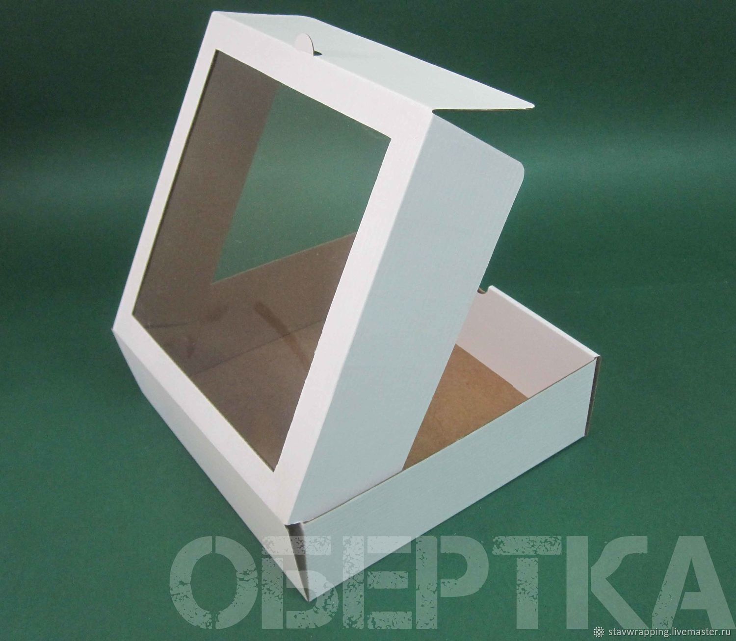 Назад Коробка крафт с прозрачным окном х72х40мм