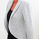 Knitted jacket with two way Elegant grey, Suit Jackets, Kazan,  Фото №1