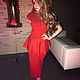 Dress with detachable peplum 'That red dress..'. Dresses. Lana Kmekich (lanakmekich). My Livemaster. Фото №4