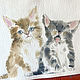 'Good morning!' watercolor painting (cats, animals). Pictures. Nadezda Perova. Online shopping on My Livemaster.  Фото №2