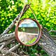 Mirror made of natural wood Siberian cedar 230 mm. Z1, Mirror, Novokuznetsk,  Фото №1