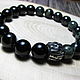 Bracelet with black agate and kambaba (tm) 'Black and green'. Bead bracelet. Beautiful gifts for the good people (Alura-lights). My Livemaster. Фото №6