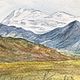 Алтай. Гора Бабырган. Картины. irina_aquarelles (Ирина Любавская). Интернет-магазин Ярмарка Мастеров.  Фото №2