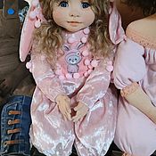 Лиза. Текстильная интерьерная скульптурная кукла