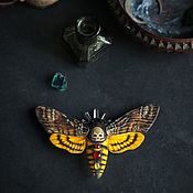 Украшения handmade. Livemaster - original item Brooch-pin: The moth 