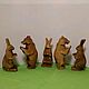 A set of wooden toy Forest friends, Waldorf Dolls & Animals, Moscow,  Фото №1