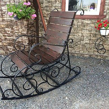 Дача и сад ручной работы. Ярмарка Мастеров - ручная работа Кресло качалка. Handmade.