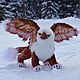 Soft toys: The griffin is a realistic stuffed toy. Stuffed Toys. Teddybeasts. My Livemaster. Фото №6