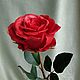 Роза из холодного фарфора, Цветы, Обнинск,  Фото №1