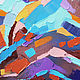 Картина Горы "Непал" Абстрактная живопись маслом. Картины. Картина от Ани. Ярмарка Мастеров.  Фото №4