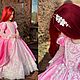 Розовое Платье Русалочки Ариэль. Костюм принцессы на новый год. Карнавальный костюм. Александра Пономарева (costa-blace). Интернет-магазин Ярмарка Мастеров.  Фото №2