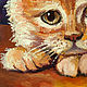 Painting with a red cat 'Ginger' oil. Pictures. Svetlana Samsonova. My Livemaster. Фото №4