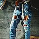 Заказать Джинсы рваные "the Bomb" женские. Студия дизайна 'Jeans_torn'. Ярмарка Мастеров. . Джинсы Фото №3
