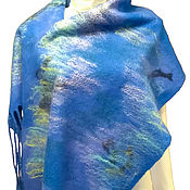 Аксессуары handmade. Livemaster - original item Scarves: Merino scarf Northern Lights. Handmade.