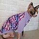 Одежда для кошек  свитшот "Листья 3D". Одежда для питомцев. Happy-Sphynx. Интернет-магазин Ярмарка Мастеров.  Фото №2