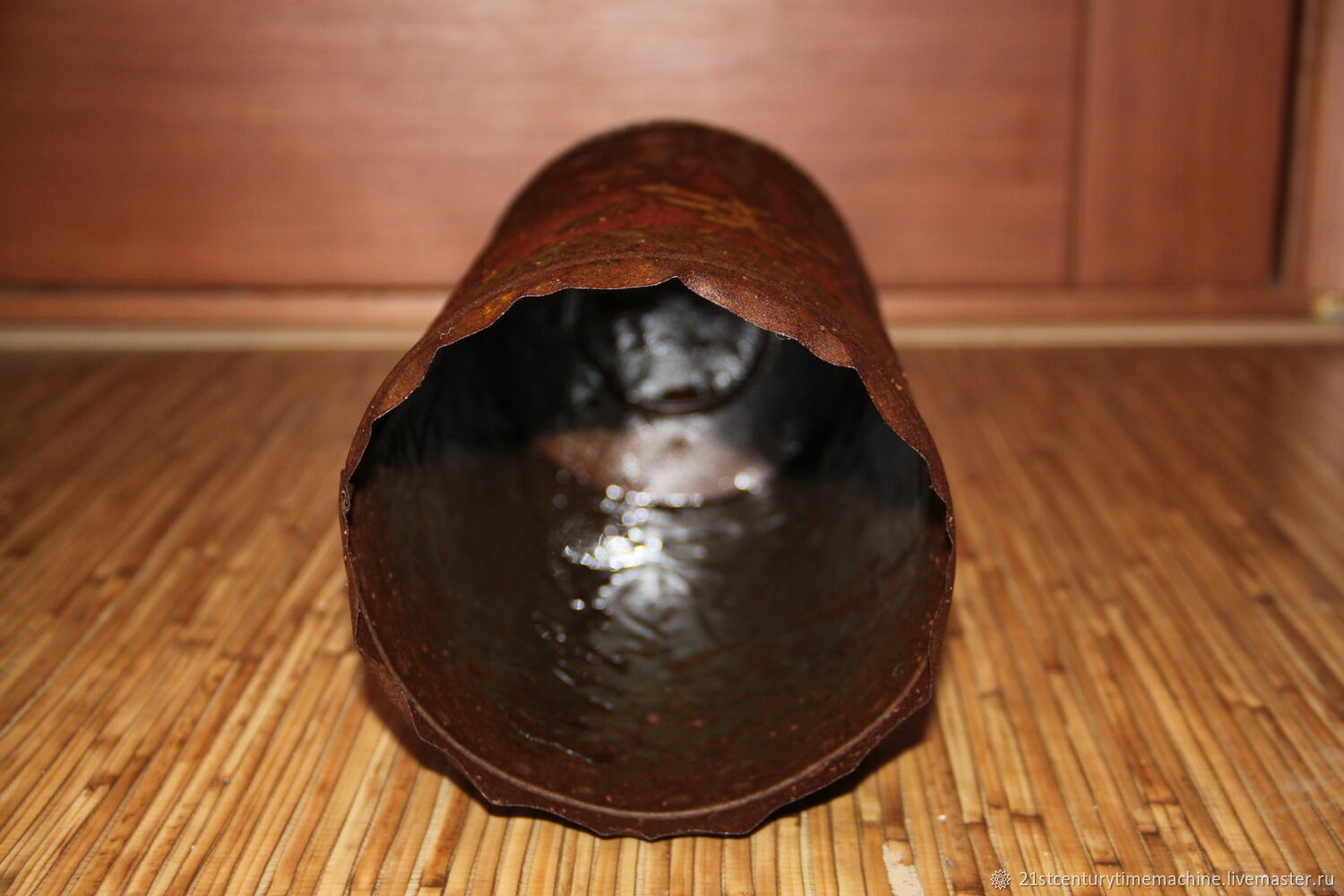 Винтаж: Банка Коробка металлическая Тубус жесть МОНПАНСЬЕ ИЗ ФРУКТОВЫХ ...