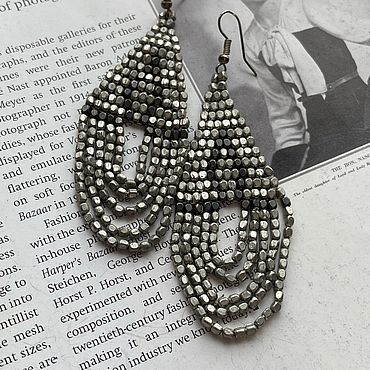 Винтаж ручной работы. Ярмарка Мастеров - ручная работа Винтаж: Серьги. APEJanB. Handmade.