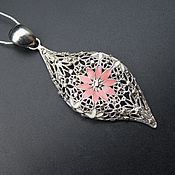 Украшения handmade. Livemaster - original item Silver pendant with enamel. Handmade.