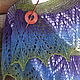 Twilight Fish (minishal) knitted bactus, Shawls, Borskoye,  Фото №1