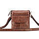 Leather handbag 'woody' (light brown), Classic Bag, St. Petersburg,  Фото №1