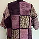 Coat knitted lilac. Coats. vyazanaya6tu4ka. My Livemaster. Фото №6