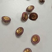 Материалы для творчества handmade. Livemaster - original item Buttons: The buttons are pale pink with a Golden center. Handmade.
