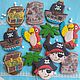 Gingerbread Pirate Party. Cakes-toppers on cake. Gingerbread Cookies Set. sweets for joy (galinadenisenko). Online shopping on My Livemaster.  Фото №2