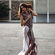 Валяное платье в пол Coffee cream Весна/Лето 2014. Платья. Seamless Fashion. Ярмарка Мастеров.  Фото №5