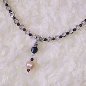 Украшения handmade. Livemaster - original item Necklace: Garnet necklace with pendant. 