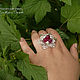 Колечко Berry sorbet. Кольца. Sysoeva Mariya~Stylish jewelry. Ярмарка Мастеров.  Фото №4