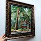Order Oil painting 'Garden in the forest', in a baguette. Zhanne Shepetova. Livemaster. . Pictures Фото №3