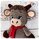 Заказать Плюшевый Бычок Марик. Sunny_funny_gifts. Ярмарка Мастеров. . Мягкие игрушки Фото №3
