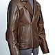 Leather jacket brown men's motorcycle. Mens outerwear. Lollypie - Modiste Cat. Online shopping on My Livemaster.  Фото №2