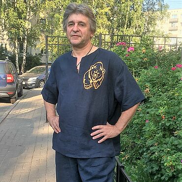 Товары в русском стиле ручной работы. Ярмарка Мастеров - ручная работа Комплект мужской из льна и крапивы. Handmade.