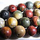 Order Picasso Jasper 10mm smooth bead. Elena (luxury-fittings). Livemaster. . Beads1 Фото №3