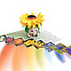 Handmade toys. Sunflower! Number of 'Flower hedgehogs!'. Stuffed Toys. Cross stitch and beads!. My Livemaster. Фото №5