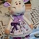 Cow Moo, color of lilac. Stuffed Toys. Tildamaster. Online shopping on My Livemaster.  Фото №2