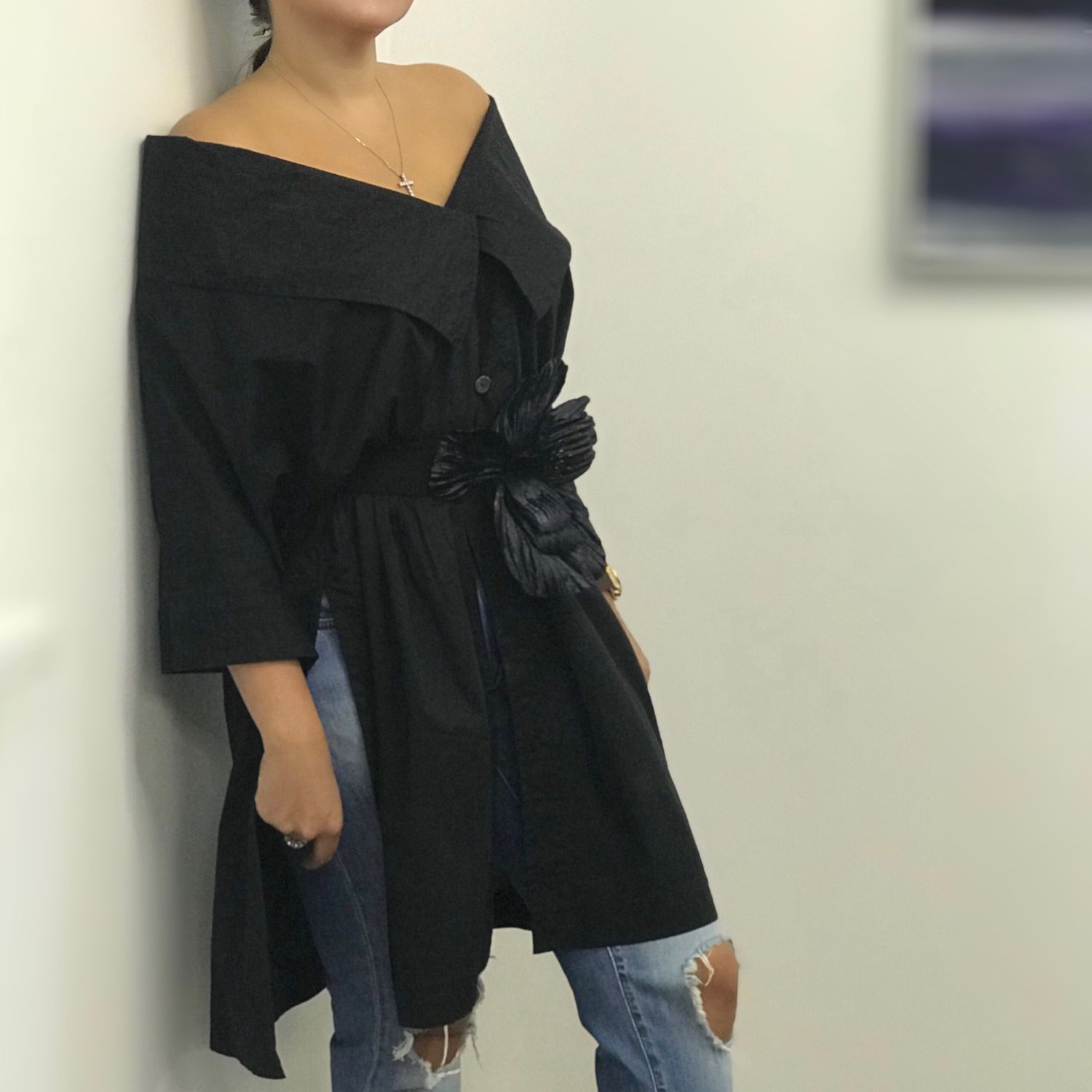 Блуза с большим воротником в интернет-магазине Ярмарка Мастеров по цене ...