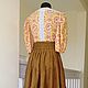 Linen skirt with belt and corset. Skirts. pugovkino delo (Pugovkino-delo). My Livemaster. Фото №4