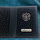 Order Passport cover personal genuine leather. gr-podarkin. Livemaster. . Passport cover Фото №3